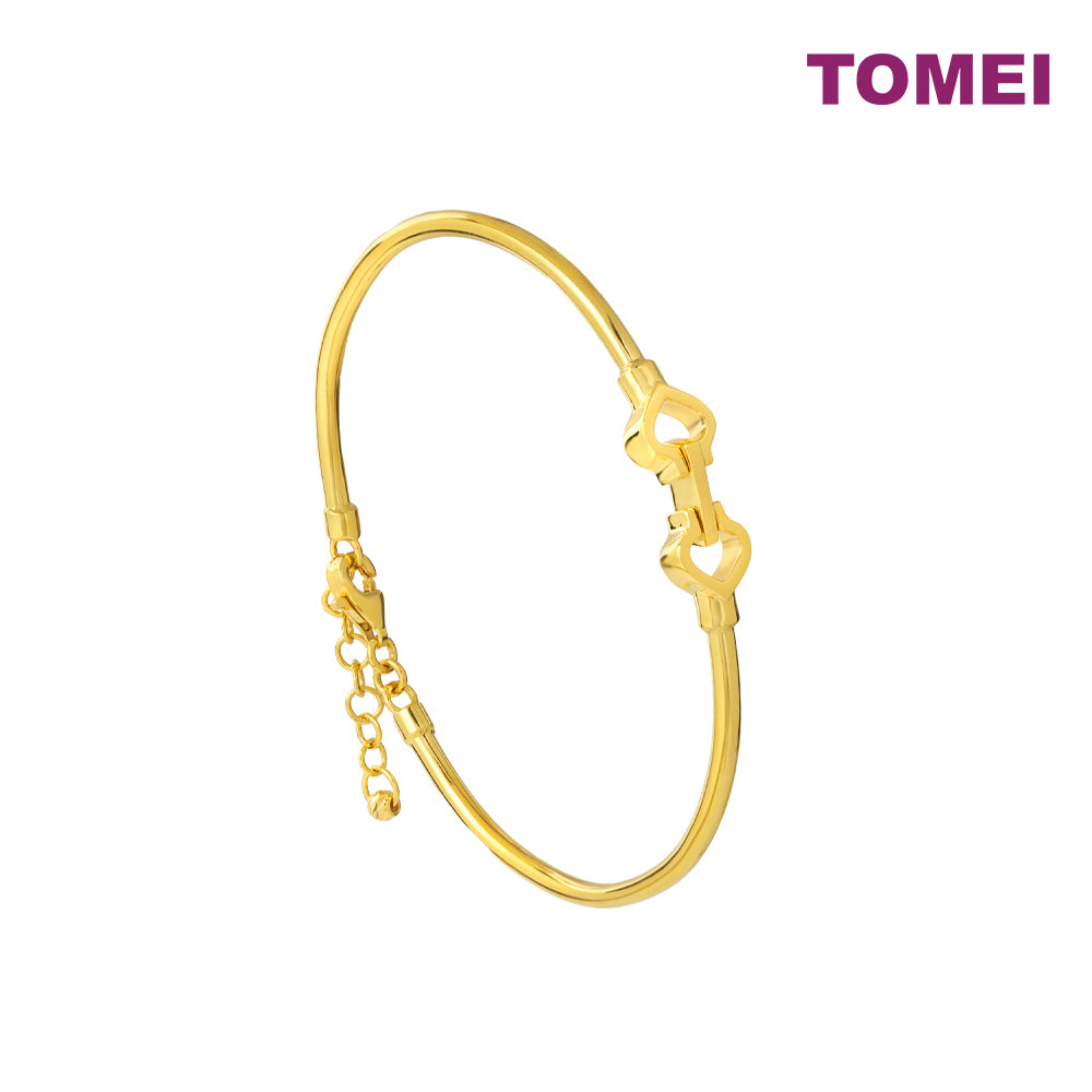 TOMEI Lusso Italia Bangle, Yellow Gold 916