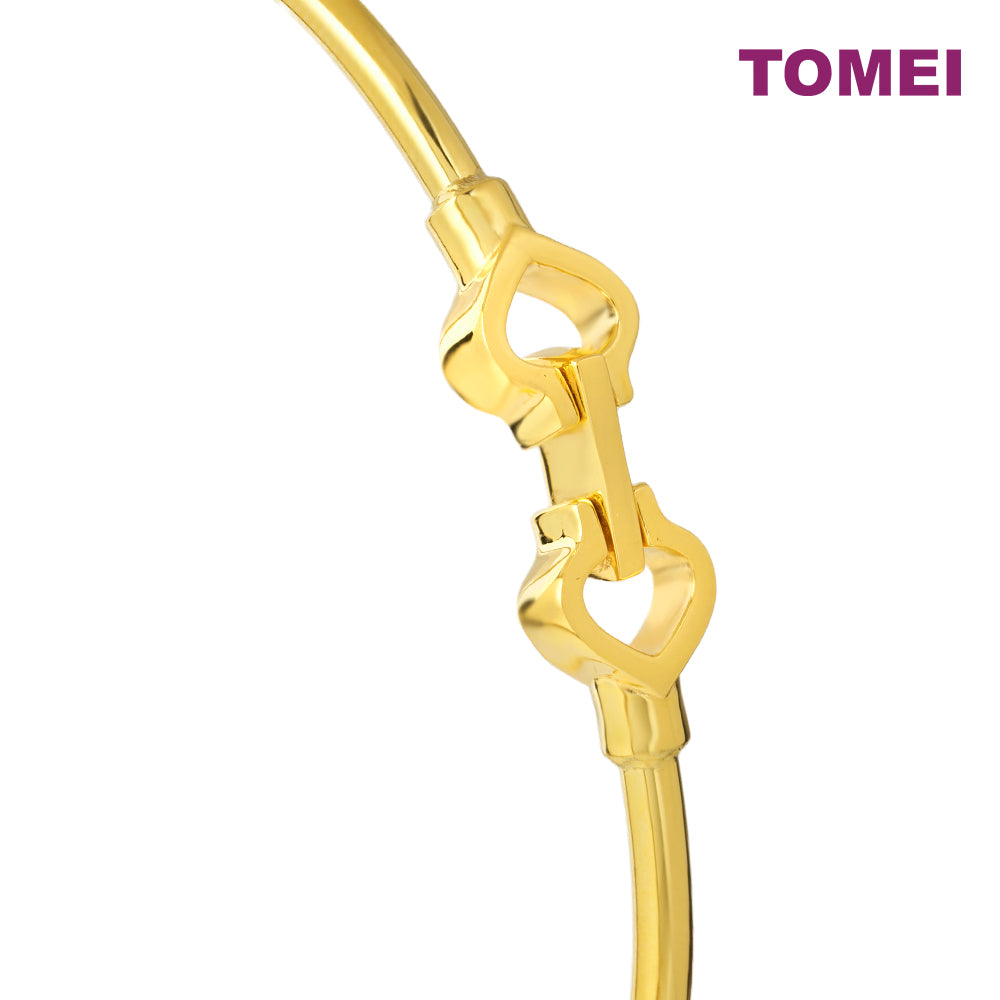 TOMEI Lusso Italia Bangle, Yellow Gold 916