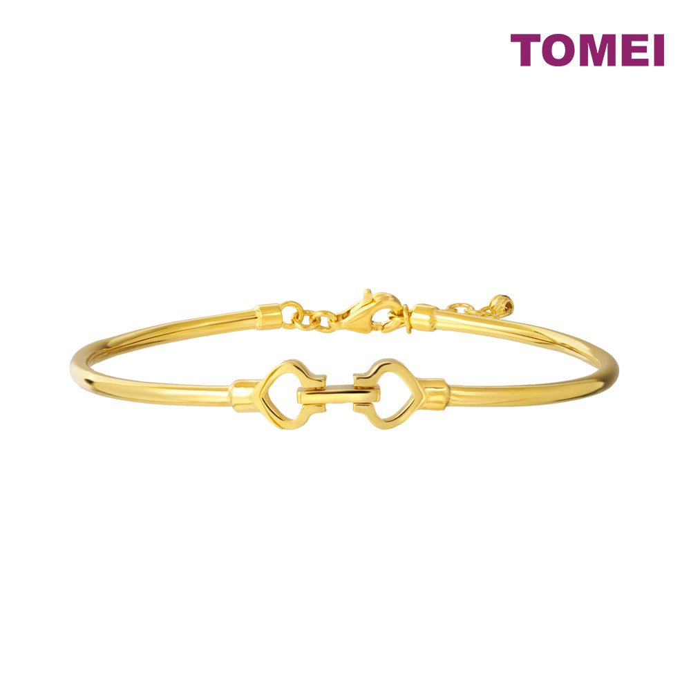 TOMEI Lusso Italia Bangle, Yellow Gold 916