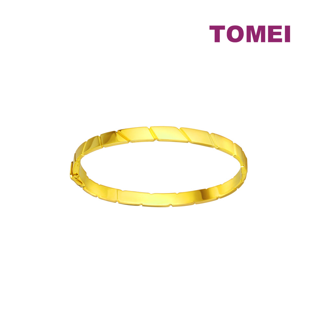 TOMEI Glowing Bangle, Yellow Gold 916