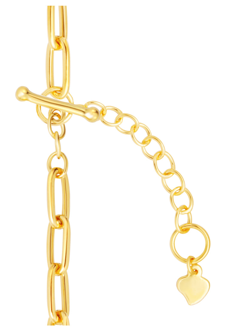 TOMEI Auspicious Buttefly Bracelet, Yellow Gold 999 (5D)