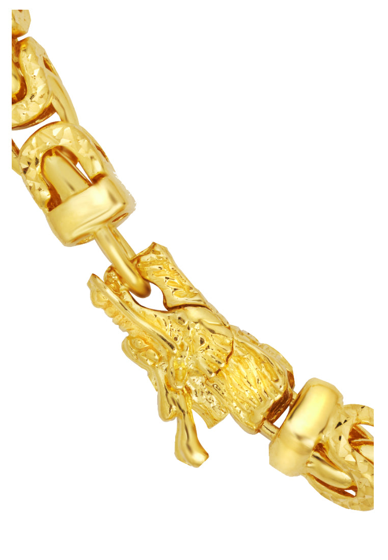 TOMEI Sparkling Long Necklace, Yellow Gold 916