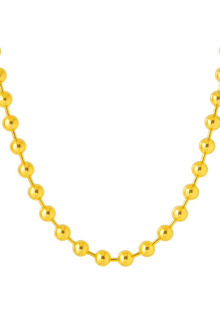 TOMEI Lusso Italia Ball Necklace, Yellow Gold 916