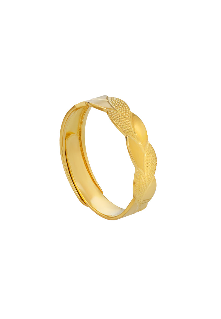 TOMEI X Xifu Wedding Band, Yellow Gold 999