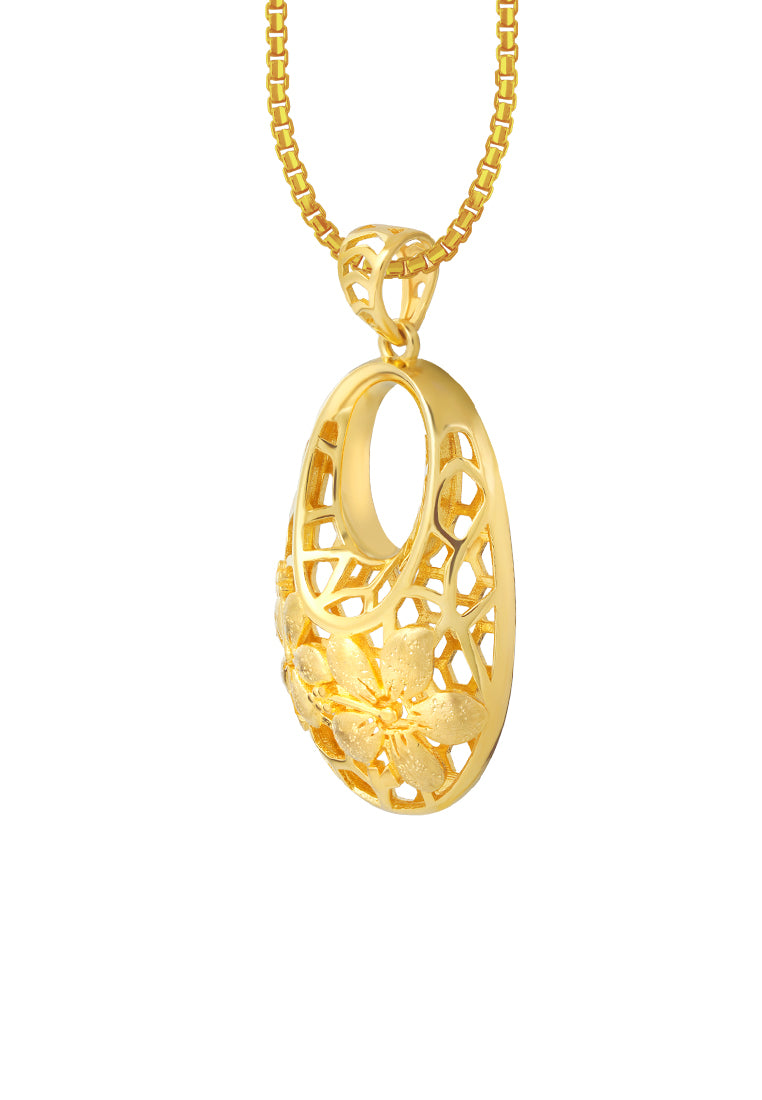TOMEI Sri Puteri Collection Pendant, Yellow Gold 916