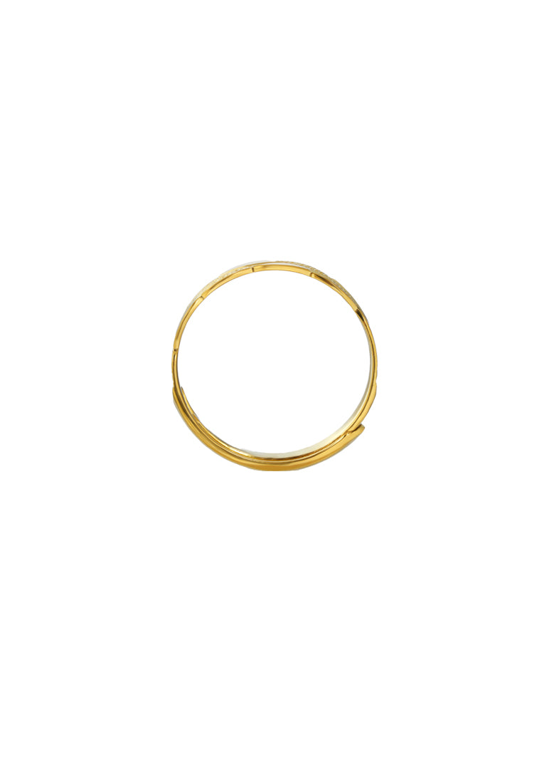 TOMEI X Xifu Wedding Band, Yellow Gold 999