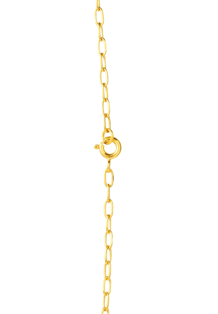 TOMEI Dragon & Phoenix Necklace, Yellow Gold 916