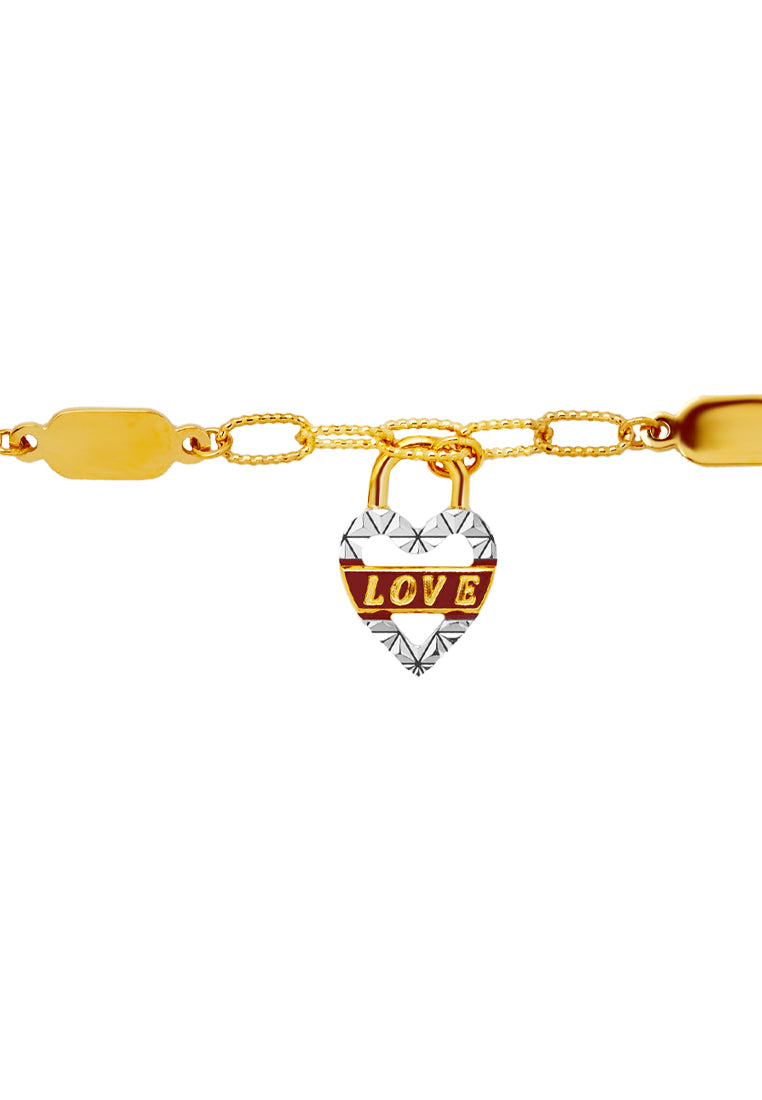 TOMEI Lusso Italia Bracelet, Yellow Gold 916