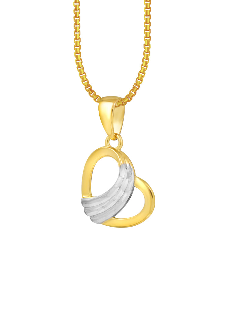 TOMEI Lusso Italia Heart Pendant, Yellow Gold 916