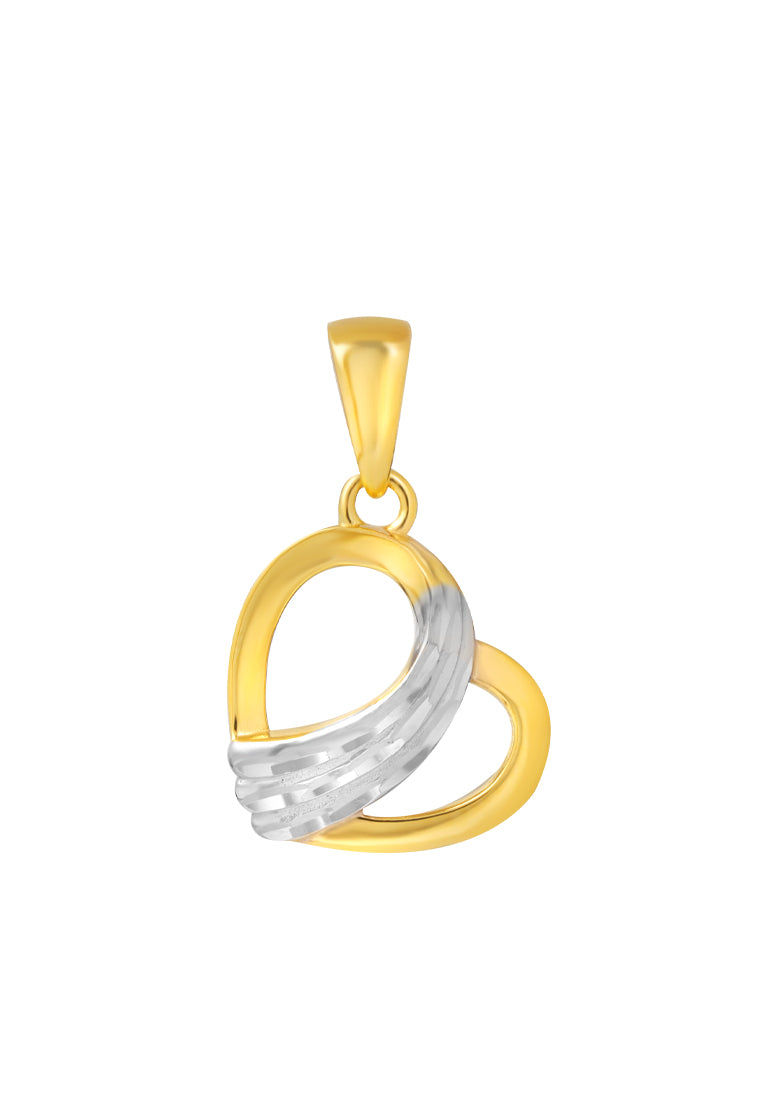 TOMEI Lusso Italia Heart Pendant, Yellow Gold 916