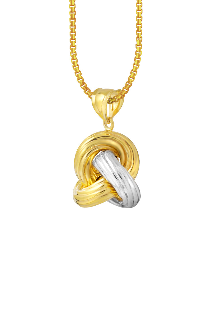 TOMEI Lusso Italia Knot Pendant, Yellow Gold 916