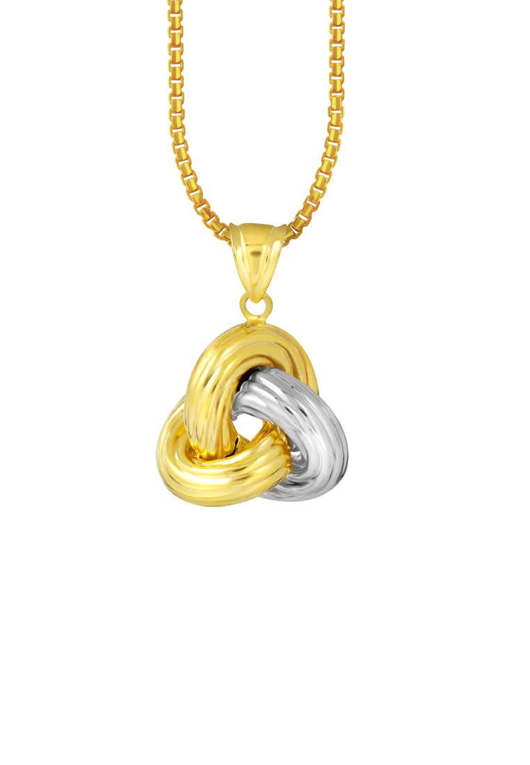 TOMEI Lusso Italia Knot Pendant, Yellow Gold 916