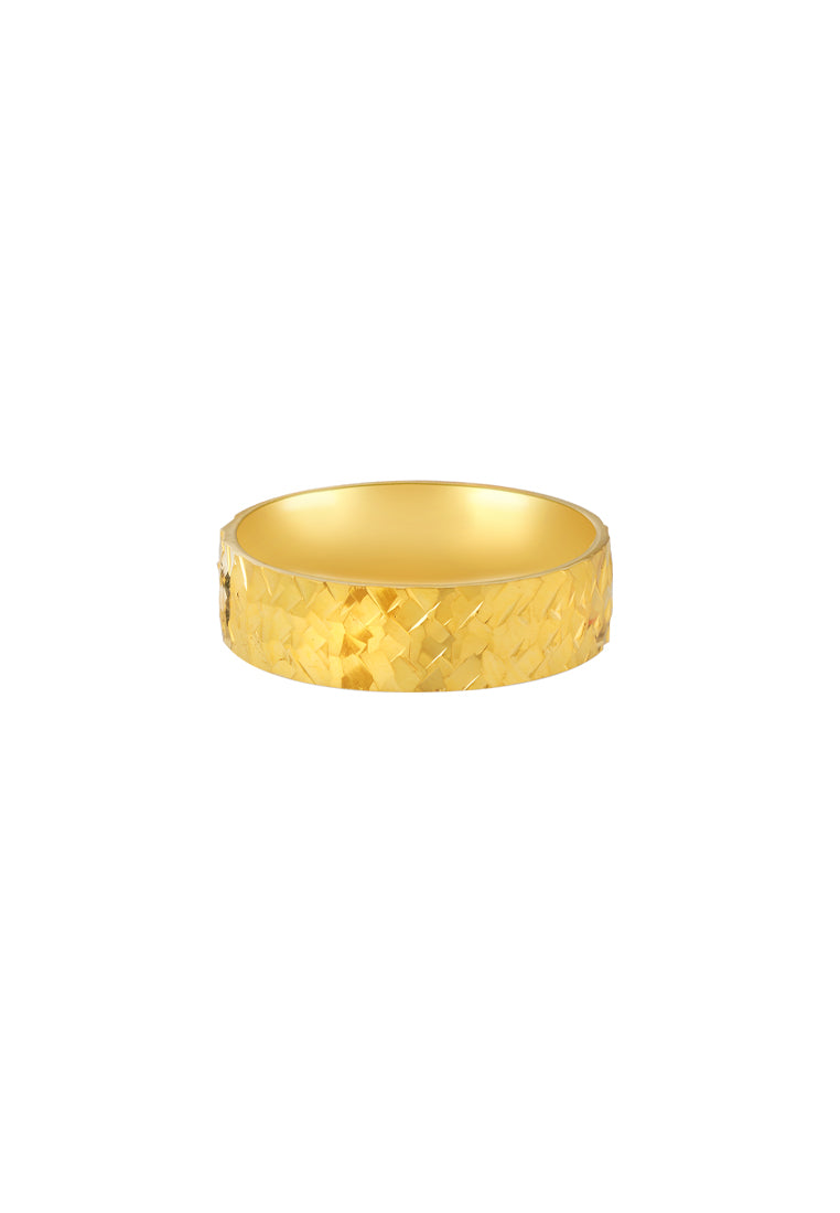 TOMEI Solace Fit Ring, Yellow Gold 916