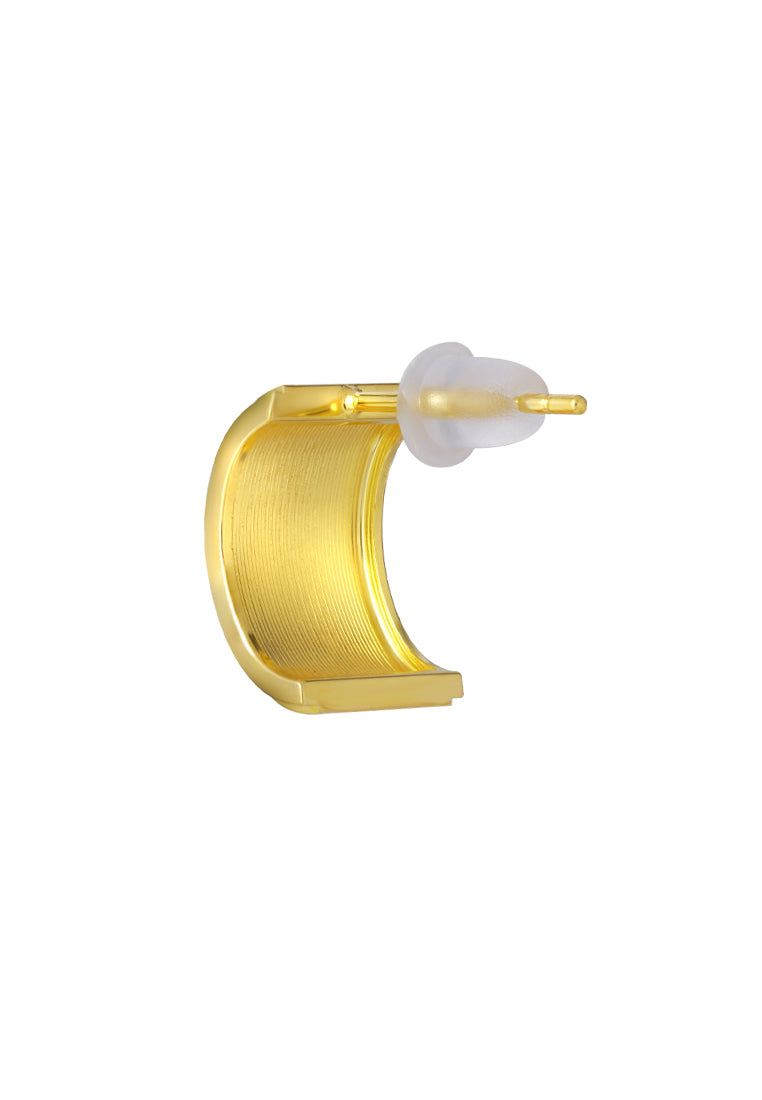 TOMEI x Xifu Red Fu-Zi Earrings, Yellow Gold 999