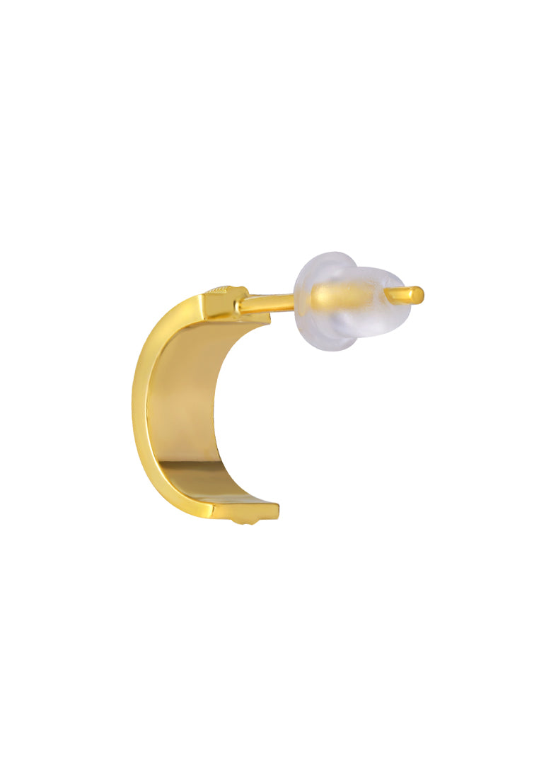TOMEI x Xifu Earrings, Yellow Gold 999