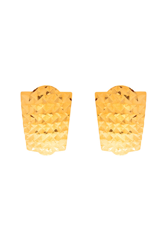 TOMEI Lusso Italia Splendour Earrings, Yellow Gold 916