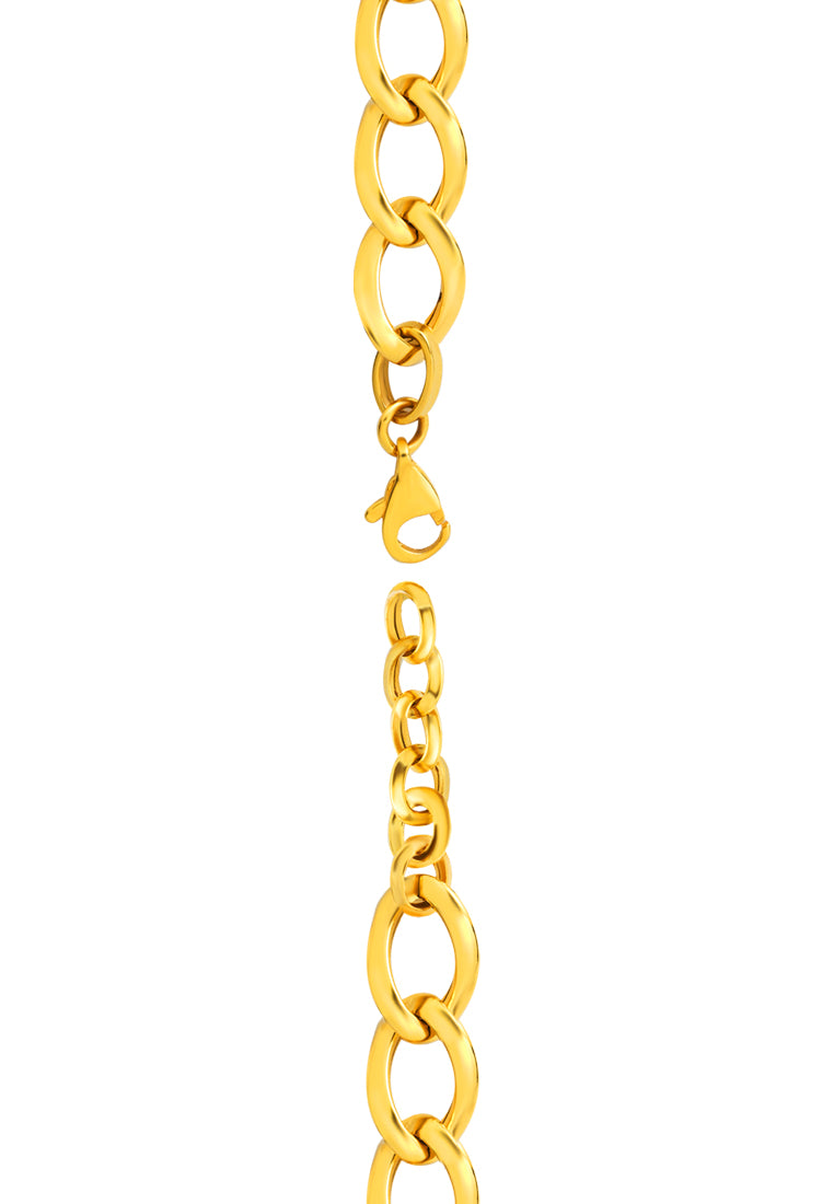 TOMEI Lusso Italia Bracelet, Yellow Gold 916