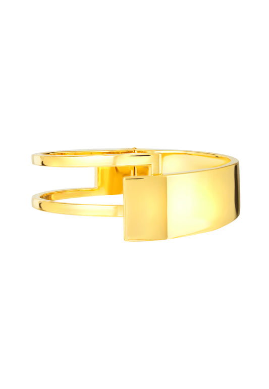 TOMEI Stylish Bangle, Yellow Gold 999 (5D)