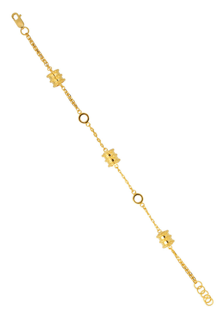 TOMEI Lu Lu Tong Bracelet, Yellow Gold 916