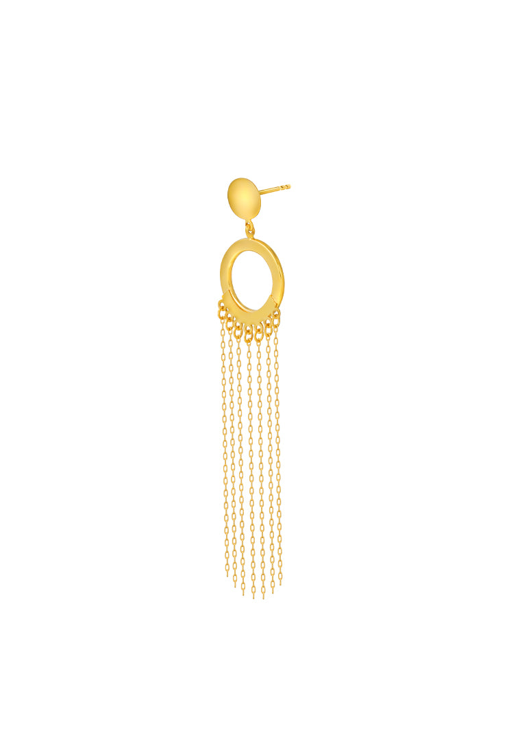 TOMEI Lusso Italia Tassels Earrings, Yellow Gold 916