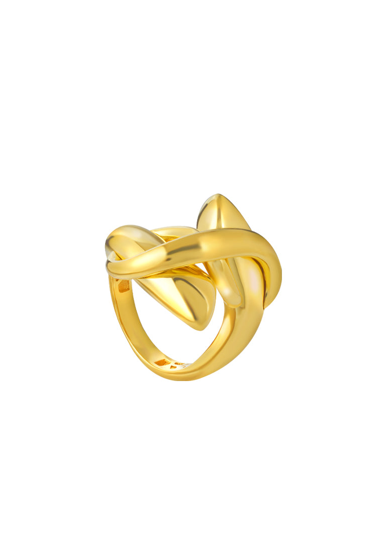 TOMEI Lusso Italia Ring, Yellow Gold 916