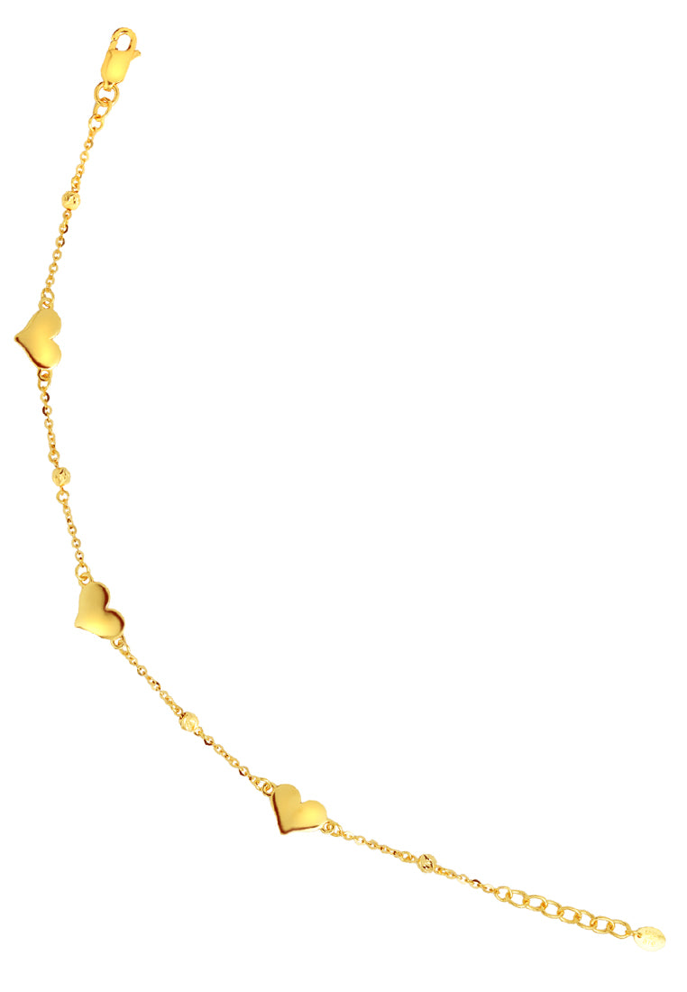 TOMEI Bracelet Of Happiness, Yellow Gold 916