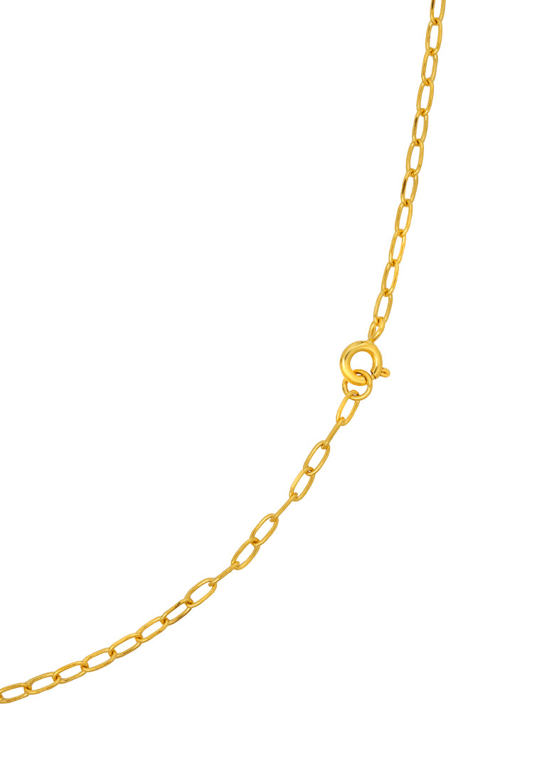 TOMEI Dragon Phoenix Necklace, Yellow Gold 916