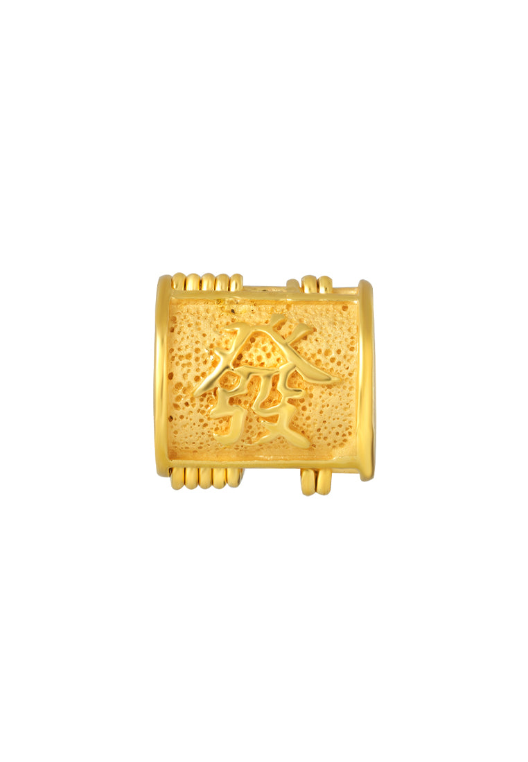 TOMEI Fa-Zi Abacus Rolling Charm, Yellow Gold 916
