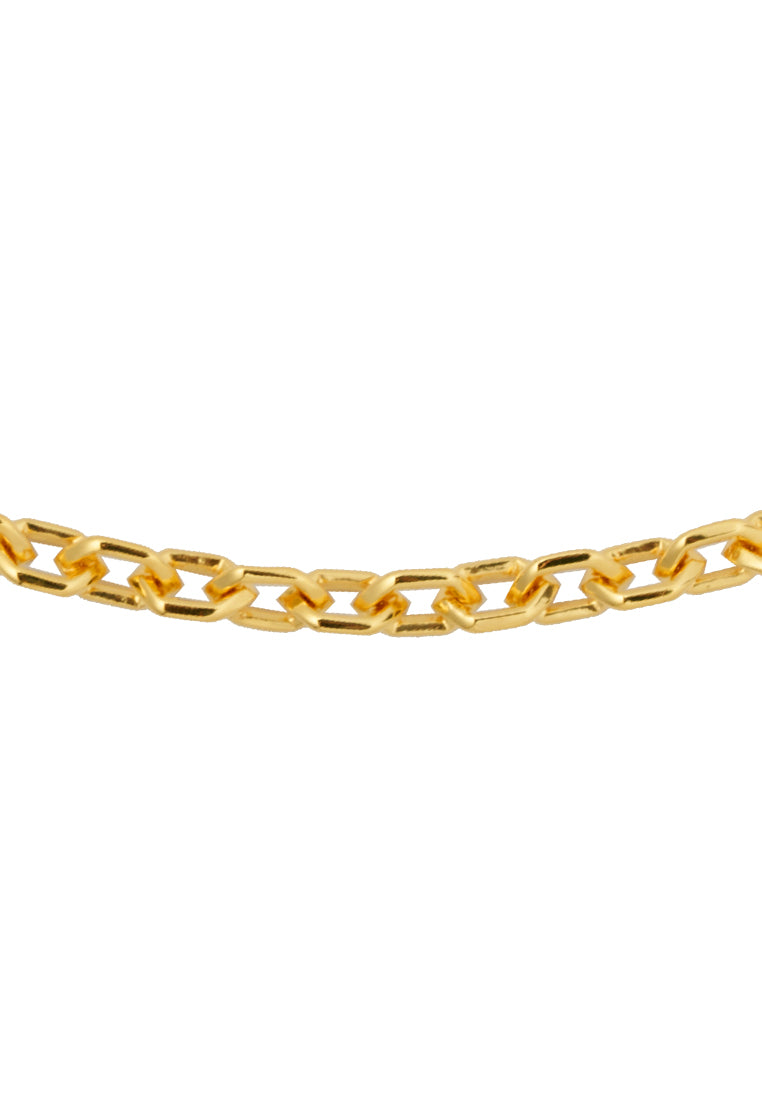 TOMEI Loop Linked Bracelet, Yellow Gold 916