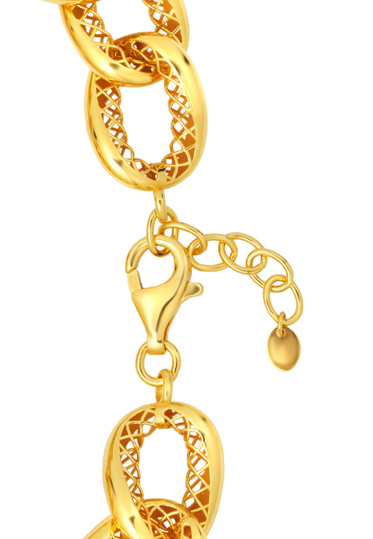 TOMEI Link Bracelet, Yellow Gold 916