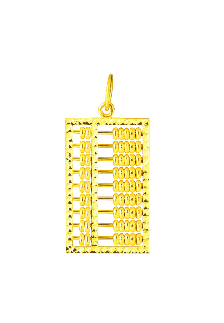 TOMEI Abacus Pendant, Yellow Gold 916