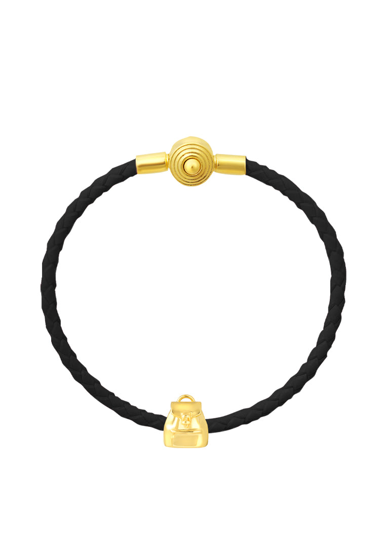 TOMEI Chomel Backpack Charm, Yellow Gold 916