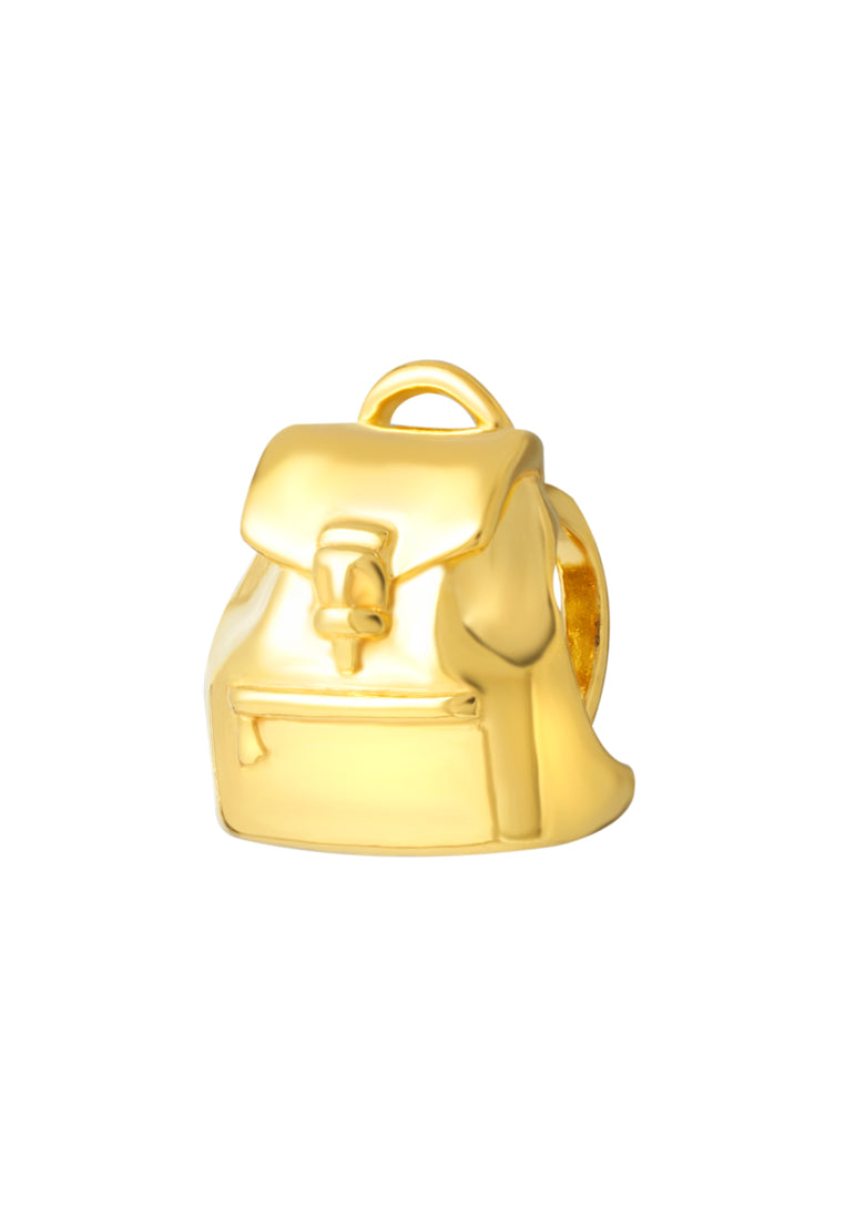 TOMEI Chomel Backpack Charm, Yellow Gold 916