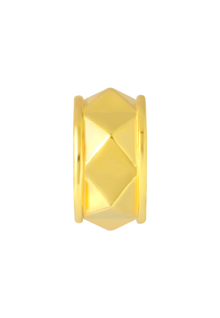 TOMEI Round Nut Charm, Yellow Gold 916