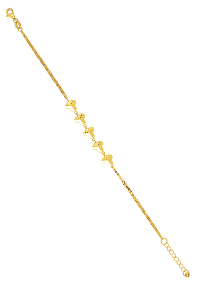 TOMEI Lusso Italia Bracelet, Yellow Gold 916