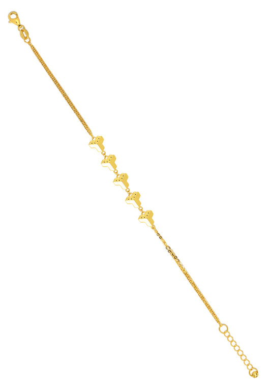 TOMEI Lusso Italia Bracelet, Yellow Gold 916