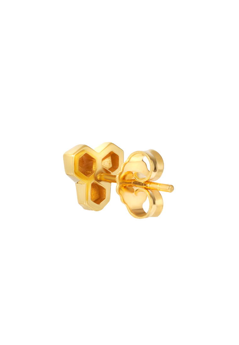 TOMEI Lusso Italia Earrings, Yellow Gold 916