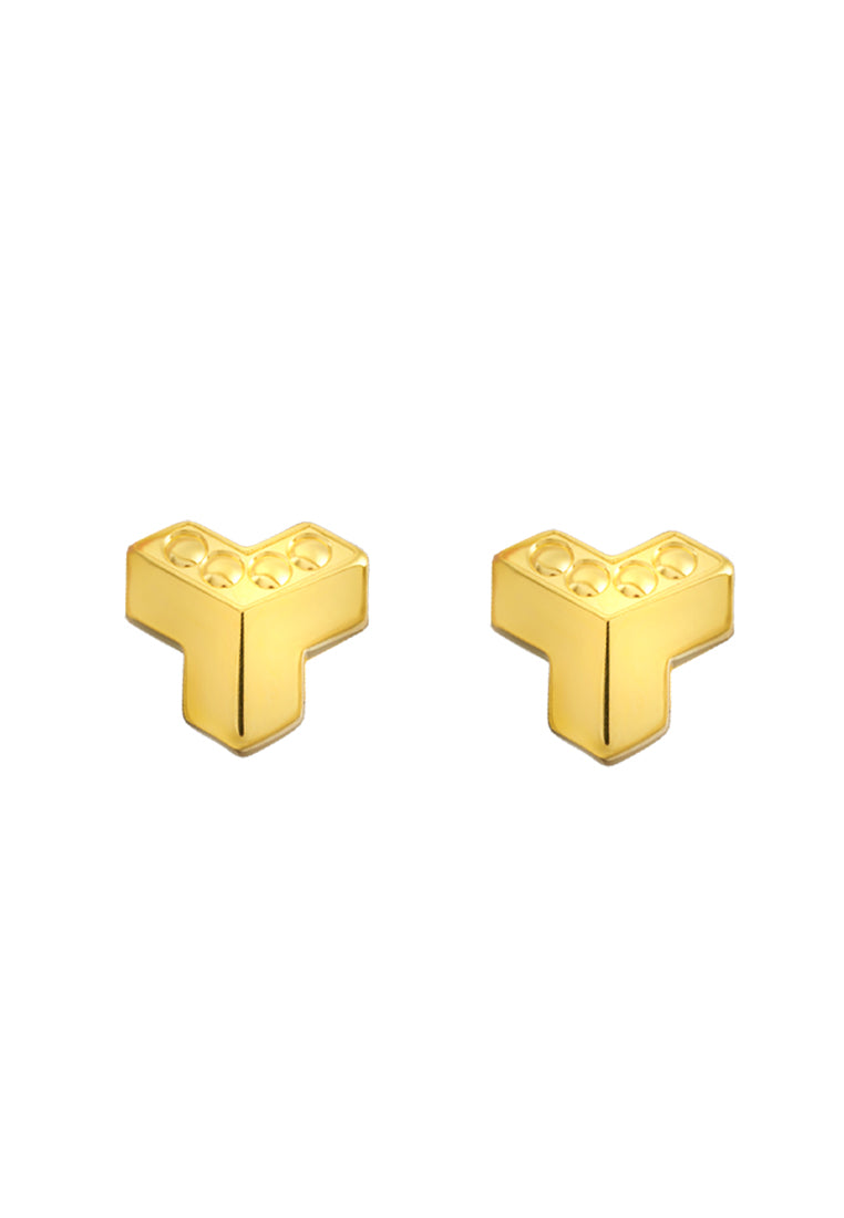 TOMEI Lusso Italia Earrings, Yellow Gold 916