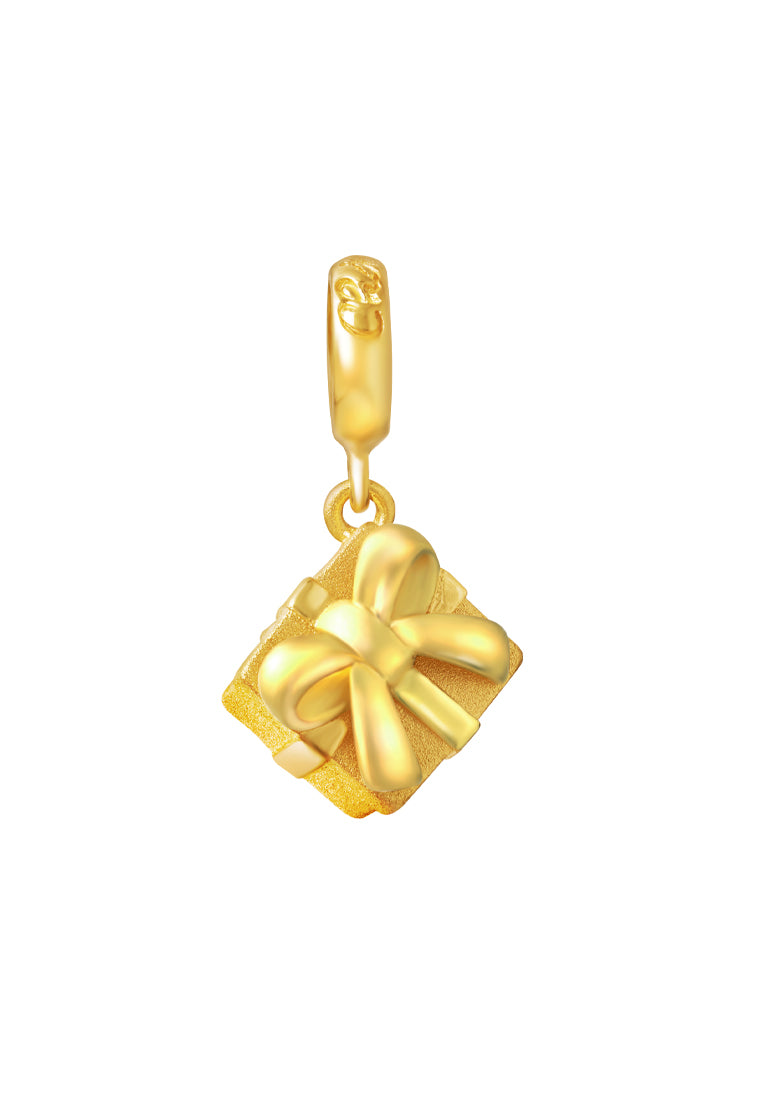 TOMEI Chomel Gift Box Charm, Yellow Gold 916