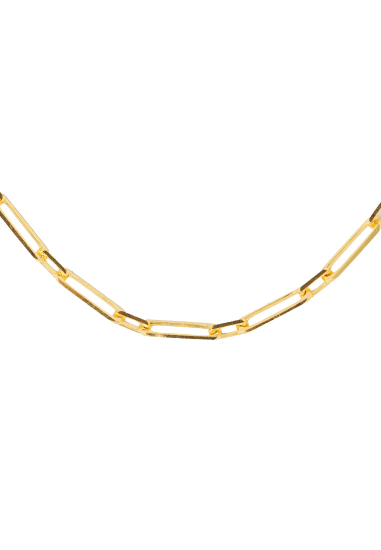 TOMEI Simplicity Sinki Necklace, Yellow Gold 916