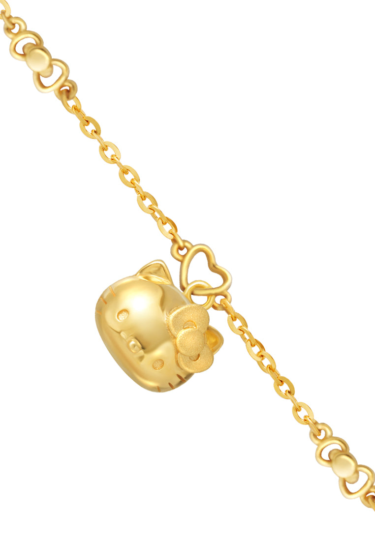 TOMEI X Sanrio Hello Kitty Bracelet, Yellow Gold 916