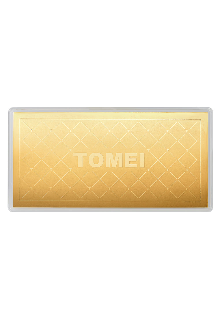 TOMEI Birthday Blessed Gold Wafer 1G, Yellow Gold 9999