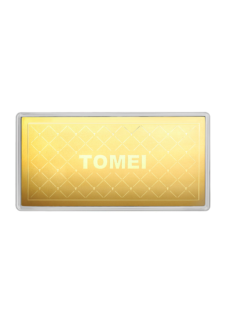 TOMEI 【蛇年吉祥】 Year Of The Snake Gold Wafer 1G, Yellow Gold 9999