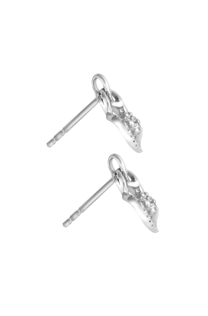 TOMEI Earrings in Bedazzling Verve Diamond White Gold 375