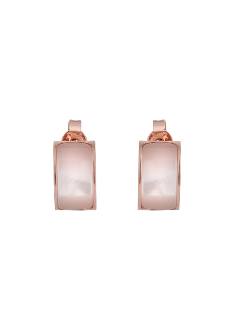 TOMEI Rouge Collection Enchanting Earrings, Rose Gold 750