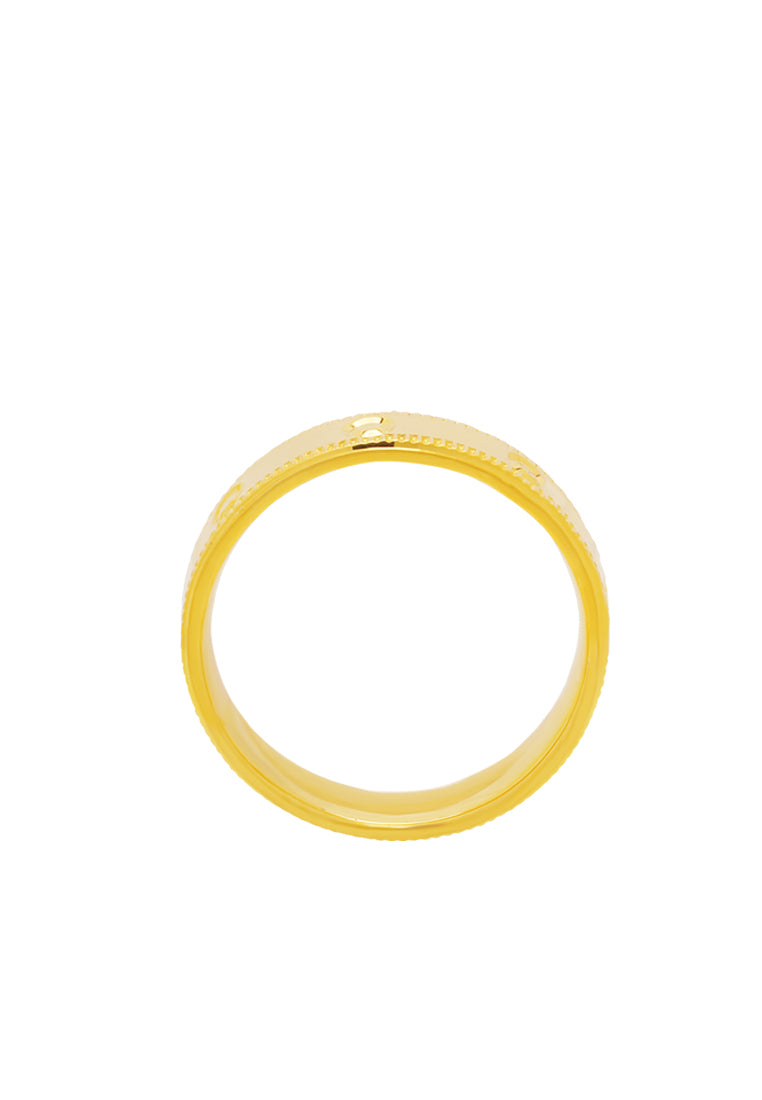 TOMEI Lucid Fit Ring, Yellow Gold 916