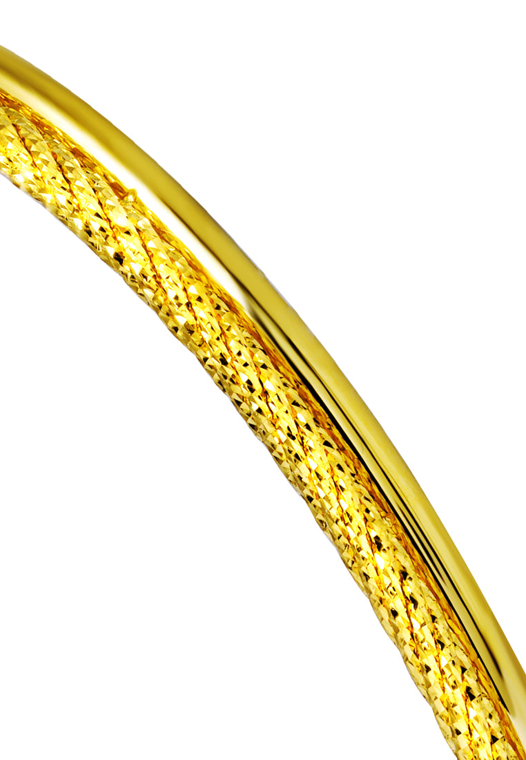 TOMEI Lusso Italia Bangle, Yellow Gold 916