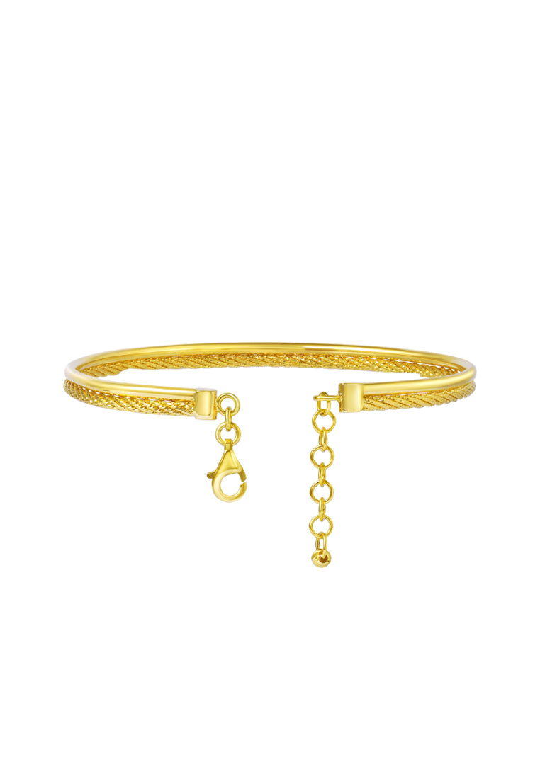 TOMEI Lusso Italia Bangle, Yellow Gold 916