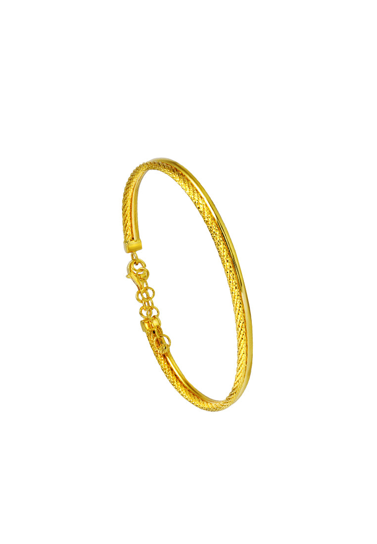 TOMEI Lusso Italia Bangle, Yellow Gold 916