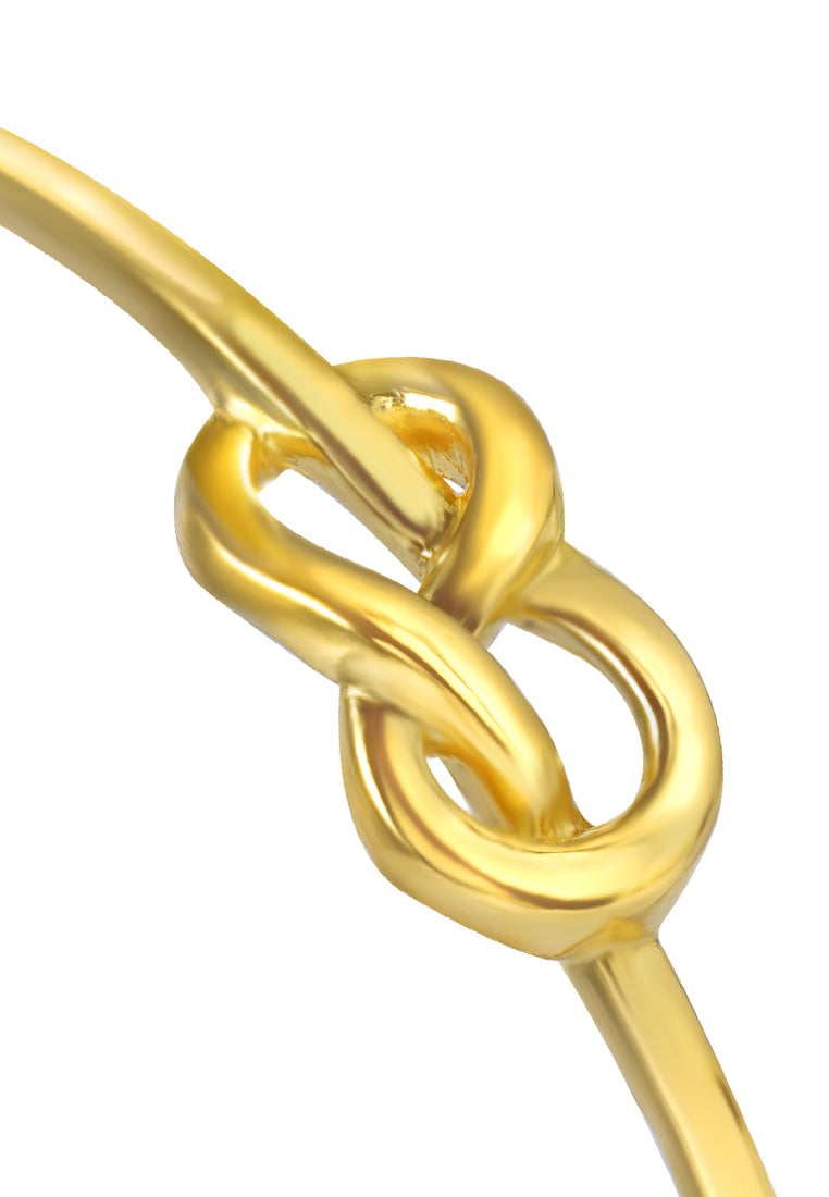 TOMEI Infinity Bangle, Yellow Gold 916